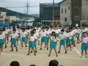 運動会予行練習