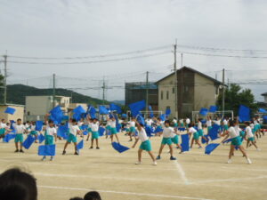 運動会予行練習