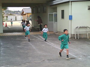 一年生校内マラソン大会