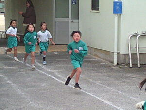 一年生校内マラソン大会