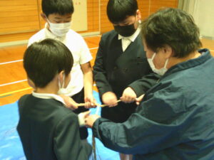 しめ飾りづくり(５年)