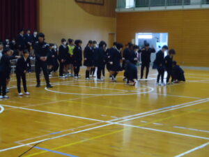 ６年生を送る会