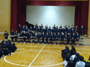 ６年生を送る会