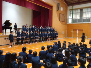 ６年生を送る会