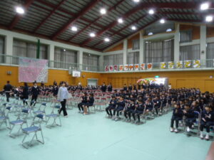 卒業式予行練習