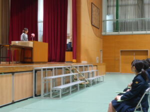 卒業式予行練習