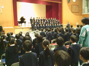 卒業式予行練習