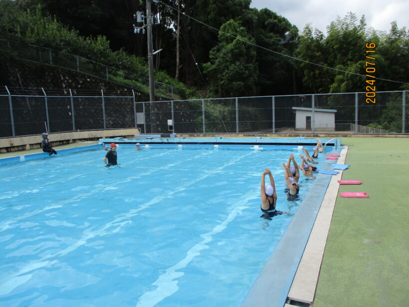 １学期最後の水泳授業