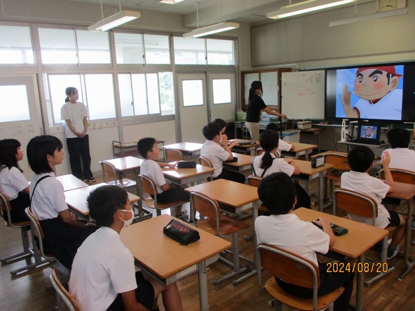 夏休み中の登校日