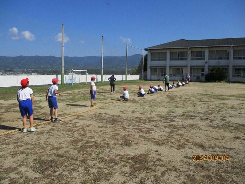 運動会の練習