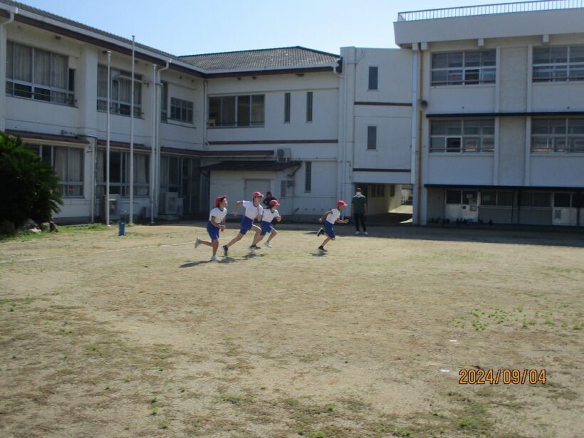 運動会の練習