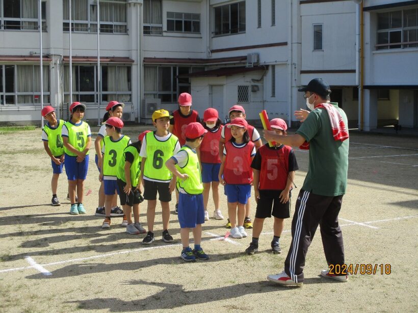 運動会の練習