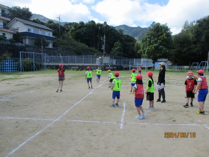 運動会の練習