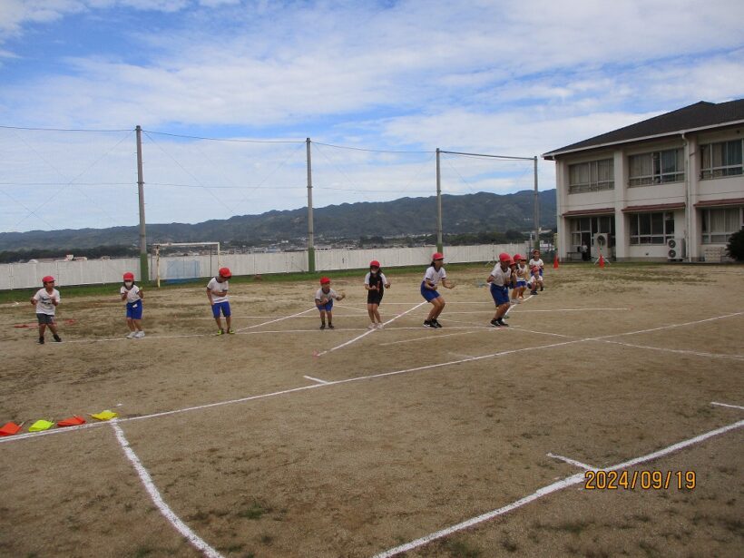 運動会の練習