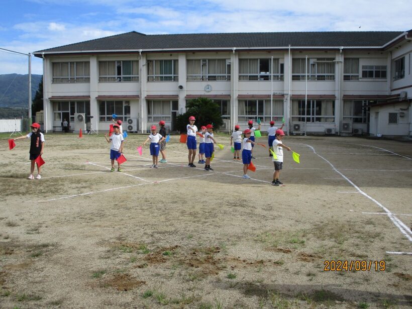 運動会の練習