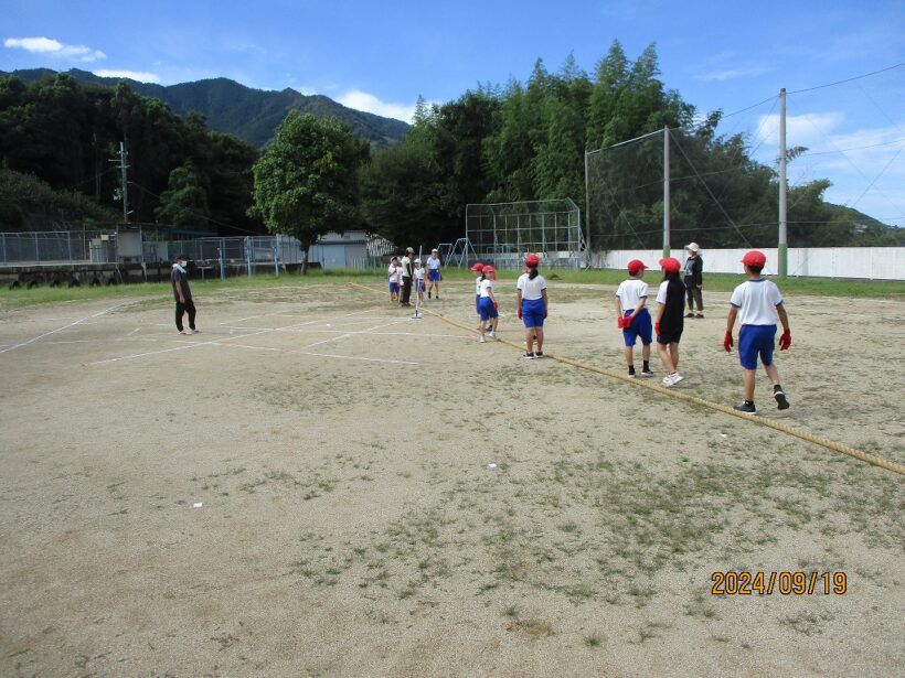 運動会の練習