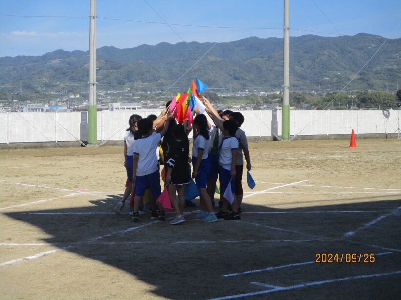 運動会の予行練習２日目