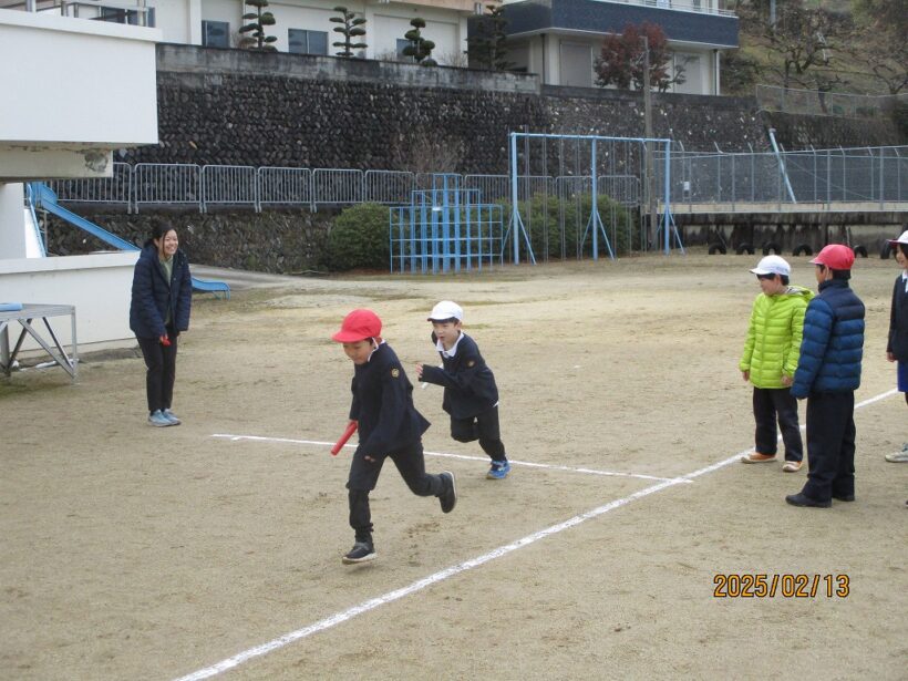 朝の全校遊び