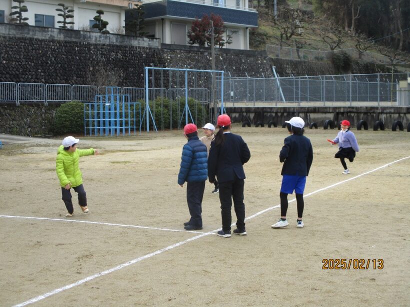 朝の全校遊び