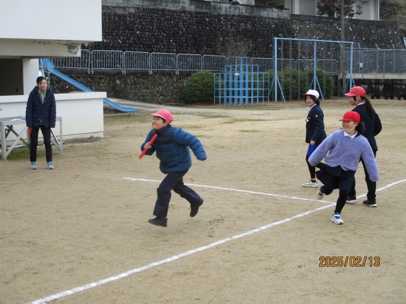 朝の全校遊び