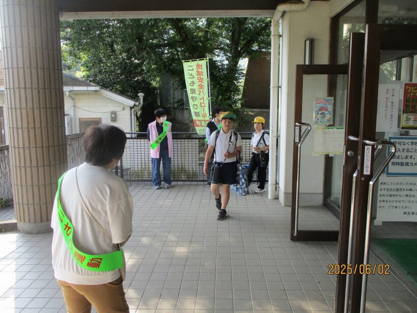 ６月のあいさつ運動