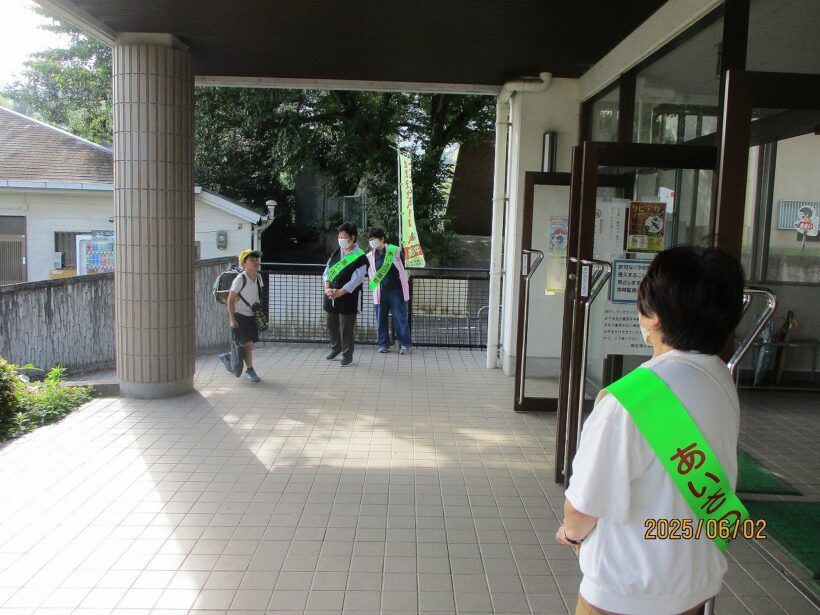 ６月のあいさつ運動