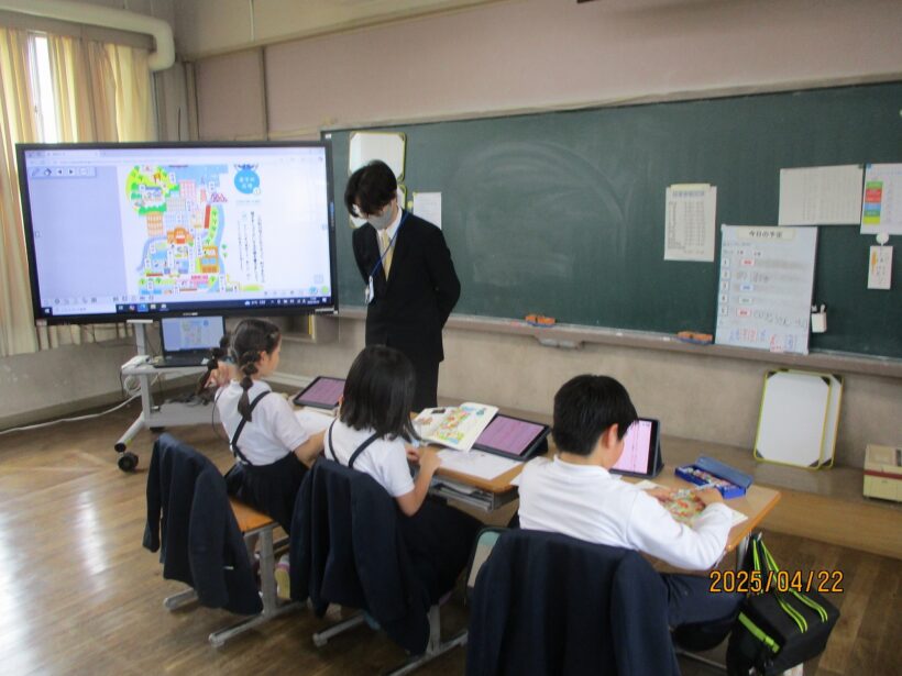 ４月の授業参観
