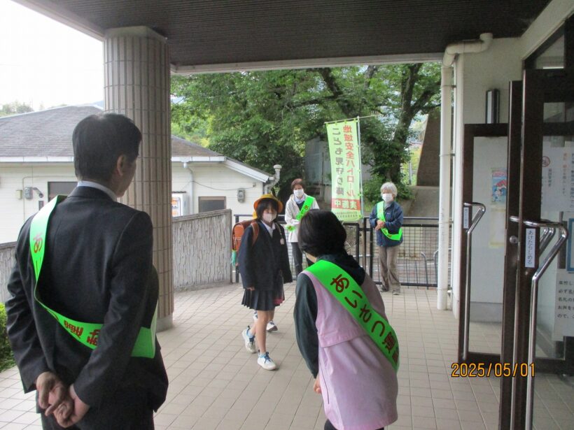５月のあいさつ運動