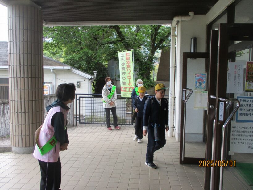 ５月のあいさつ運動