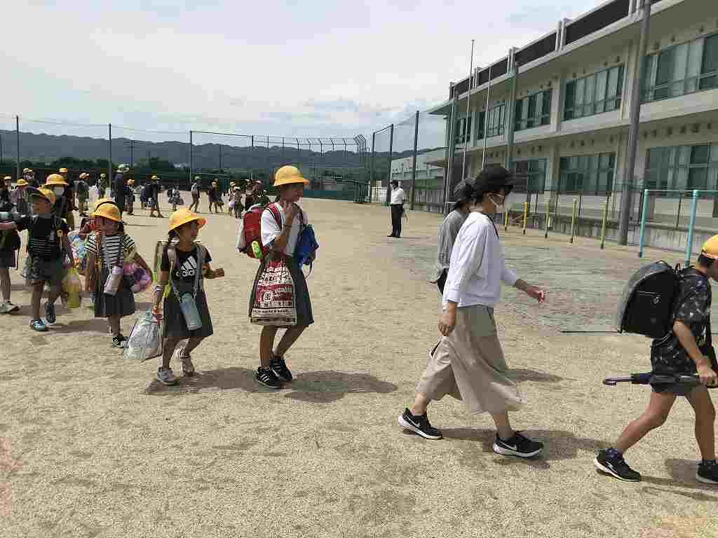 着衣水泳・集団下校