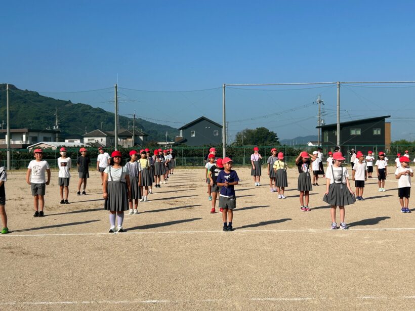 運動会練習頑張っています！