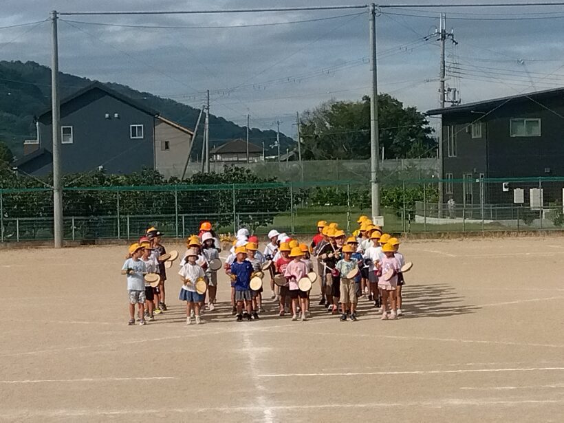 運動会前日ダンスリハーサル