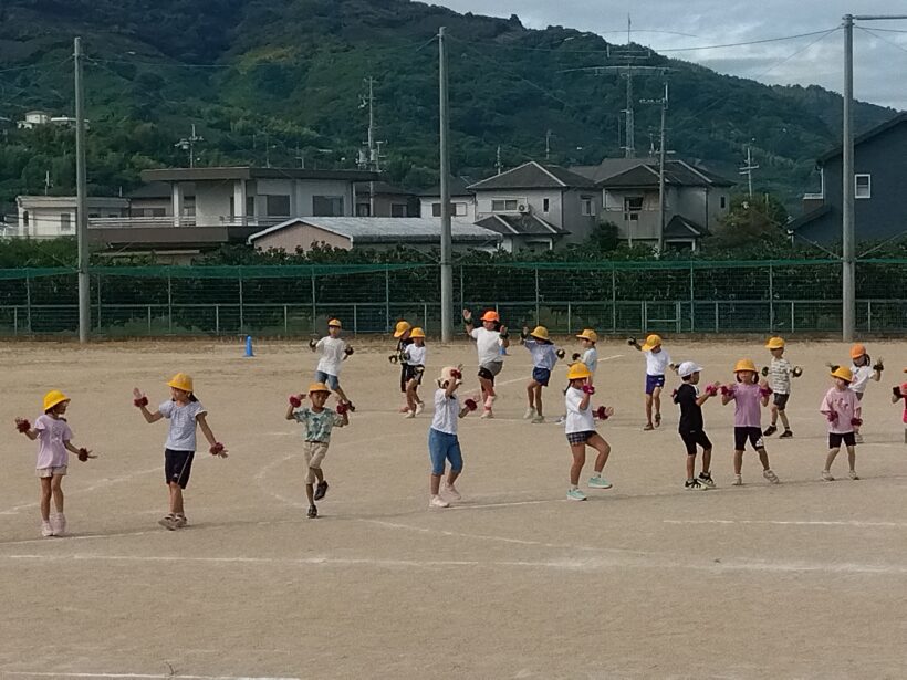 運動会前日ダンスリハーサル