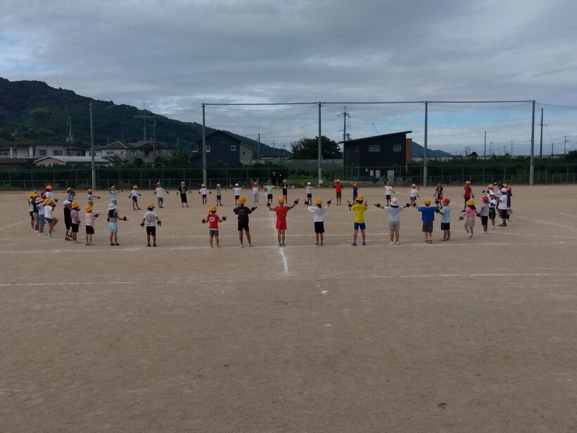 運動会前日ダンスリハーサル