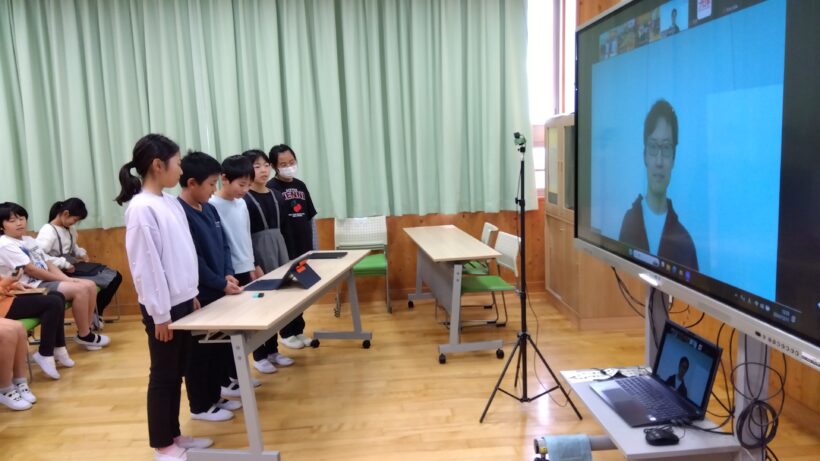 「プロフェッショナルをすべての学校に」遠隔授業体験（５・６年）