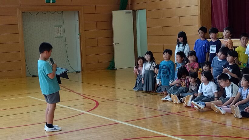 1年生を迎える会(1~3年)