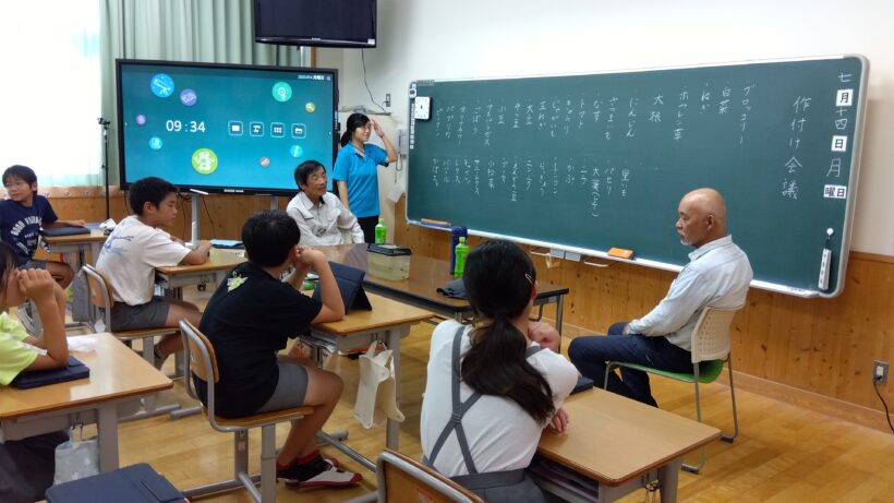 とうもろこし収穫&作付け会議(2・5年)