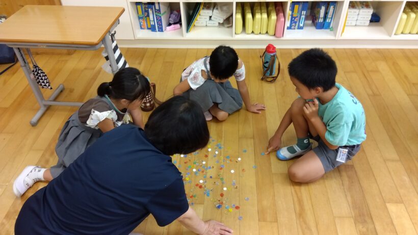 昔の遊び体験(1/2年生)