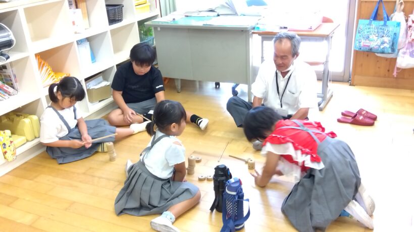 昔の遊び体験(1/2年生)