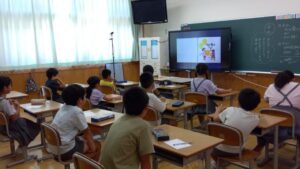 登校日（平和学習）
