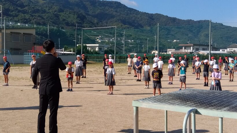 ２学期朝トレ開始