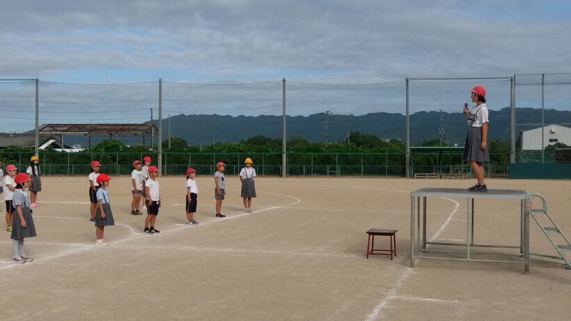 朝トレ(閉会式練習）