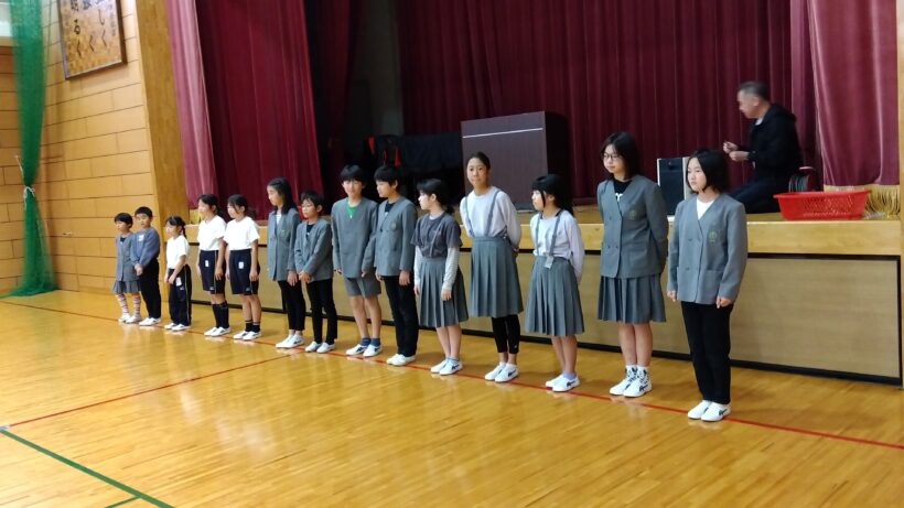 退任式(前期)・任命式(後期)