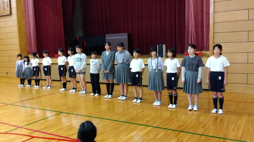 退任式(前期)・任命式(後期)