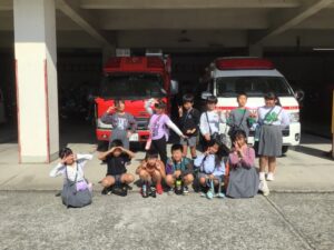 消防署見学（3年生）