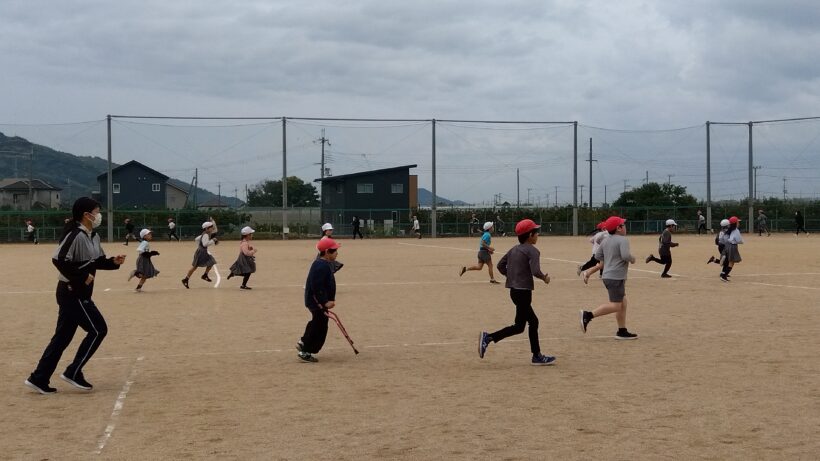 ５分間走（朝トレ）