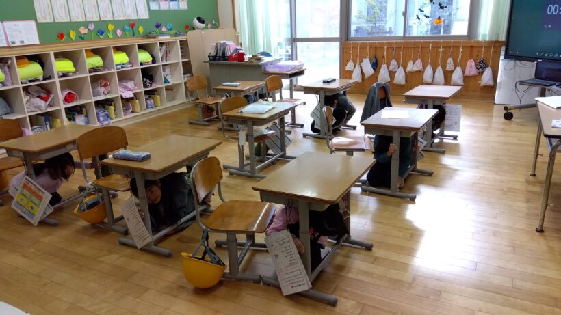 避難訓練(地震・火災)