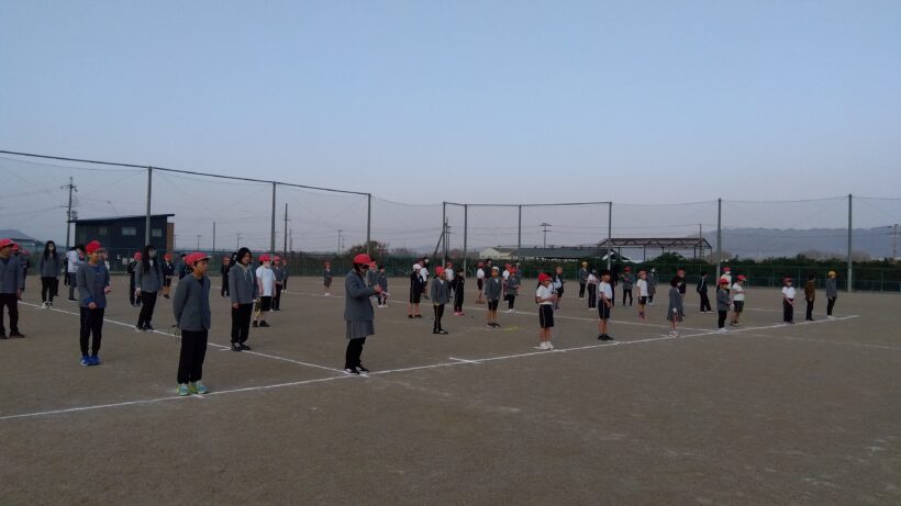 3学期朝トレスタート！