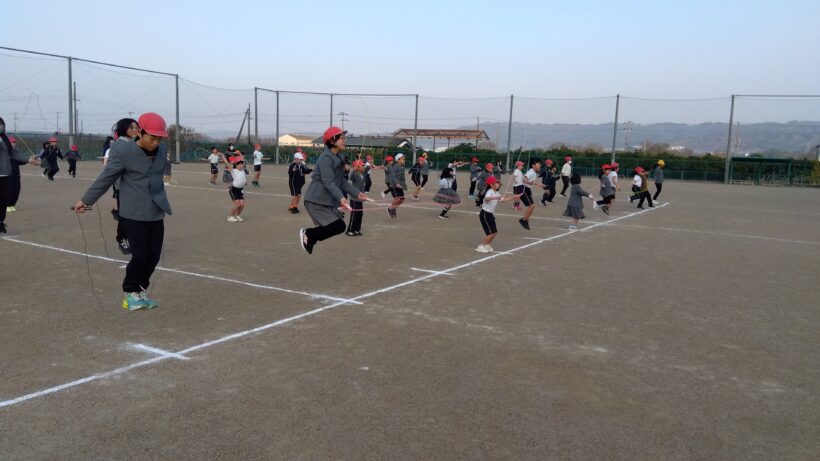 3学期朝トレスタート！