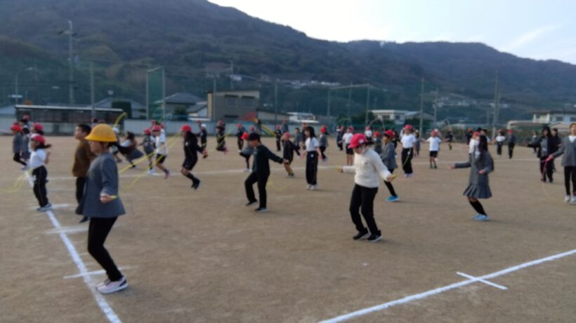 3学期朝トレスタート！